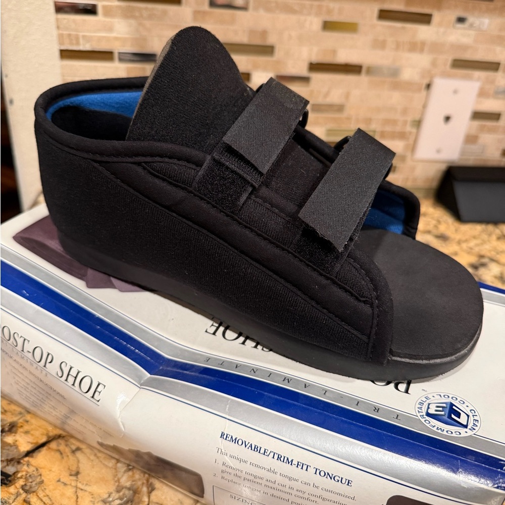Black Women or Men Post-Op Shoe